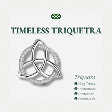 Load image into Gallery viewer, Timeless Triquetra™ 18K White Gold Pendant
