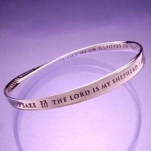 23rd Psalm "The Lord Is My Shepherd" - Mobius Bracelet - Celtic Reader