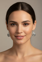 Load image into Gallery viewer, Celtic Wolf Spirit Earrings in Sterling Silver
