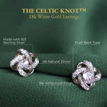Load image into Gallery viewer, Celtic Knot™ 18K White Gold Earrings
