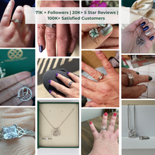 Load image into Gallery viewer, Timeless Triquetra™ 18K White Gold Filigree Ring
