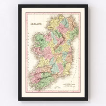 Load image into Gallery viewer, Vintage Map of Ireland 1836
