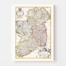 Load image into Gallery viewer, Vintage Map of Ireland 1714
