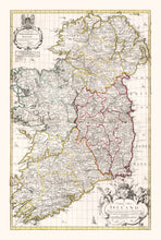 Load image into Gallery viewer, Vintage Map of Ireland 1714
