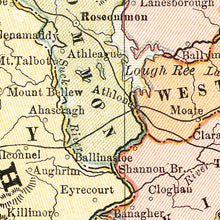 Load image into Gallery viewer, Vintage Map of Ireland 1883
