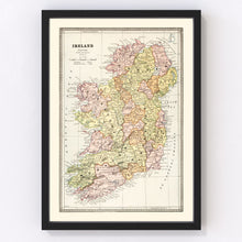 Load image into Gallery viewer, Vintage Map of Ireland 1883
