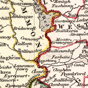 Vintage Map of Ireland 1832