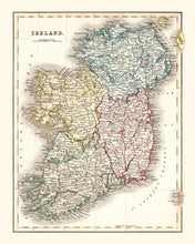 Load image into Gallery viewer, Vintage Map of Ireland 1832
