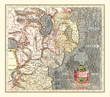 Load image into Gallery viewer, Vintage Map of Ulster, Ireland 1623
