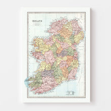 Load image into Gallery viewer, Vintage Map of Ireland 1871
