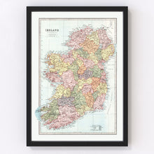 Load image into Gallery viewer, Vintage Map of Ireland 1871
