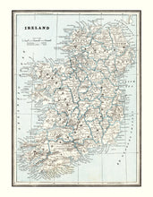 Load image into Gallery viewer, Vintage Map of Ireland 1893
