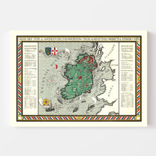 Load image into Gallery viewer, Vintage Agriculture &amp; Fisheries Map of Ireland 1929
