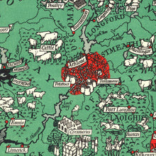 Load image into Gallery viewer, Vintage Agriculture &amp; Fisheries Map of Ireland 1929
