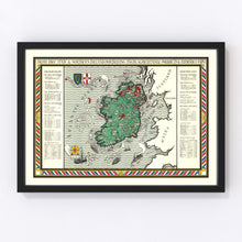 Load image into Gallery viewer, Vintage Agriculture &amp; Fisheries Map of Ireland 1929
