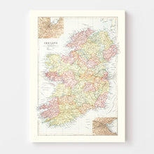 Load image into Gallery viewer, Vintage Map of Ireland 1891
