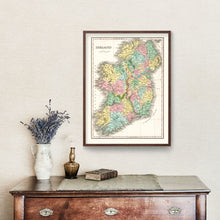 Load image into Gallery viewer, Vintage Map of Ireland 1827

