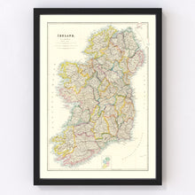 Load image into Gallery viewer, Vintage Map of Ireland 1884
