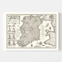 Load image into Gallery viewer, Vintage Map of Ireland 1676
