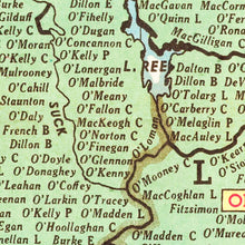 Load image into Gallery viewer, Erin&#39;s First Families Map of Ireland 1946
