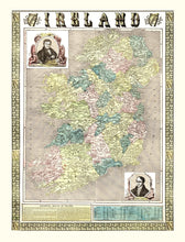 Load image into Gallery viewer, Vintage Map of Ireland 1855
