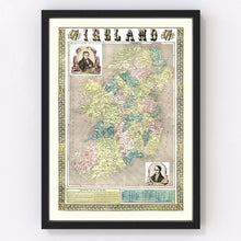 Load image into Gallery viewer, Vintage Map of Ireland 1855
