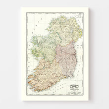 Load image into Gallery viewer, Vintage Map of Ireland 1897
