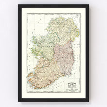 Load image into Gallery viewer, Vintage Map of Ireland 1897
