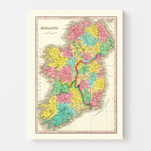 Load image into Gallery viewer, Vintage Map of Ireland 1831
