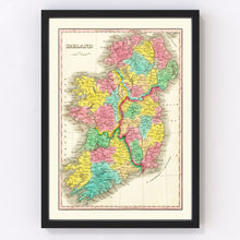 Load image into Gallery viewer, Vintage Map of Ireland 1831
