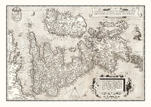 Load image into Gallery viewer, Vintage Map of England, Scotland, Ireland 1570
