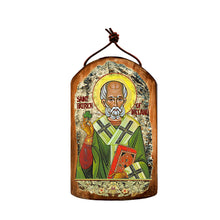 Load image into Gallery viewer, Saint Patrick Religious Celtic Sacred Icon Ornament - Celtic Decor
