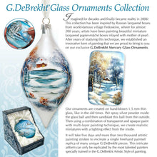 Load image into Gallery viewer, Saint Patrick Glass Ornament by G. DeBrekht - Celtic Decor

