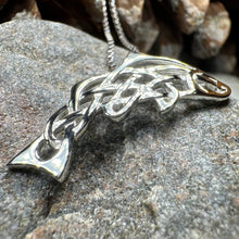 Load image into Gallery viewer, Celtic Salmon of Knowledge Necklace
