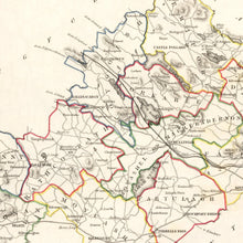 Load image into Gallery viewer, Vintage Map of Westmeath County Ireland, 1846
