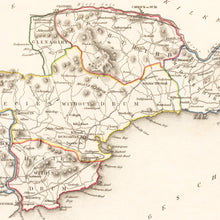 Load image into Gallery viewer, Vintage Map of Waterford County Ireland, 1846
