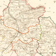 Load image into Gallery viewer, Vintage Map of Tyrone County Ireland, 1846
