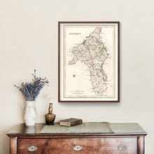 Load image into Gallery viewer, Vintage Map of Roscommon County Ireland, 1846
