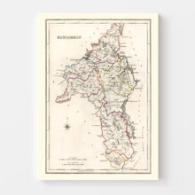 Load image into Gallery viewer, Vintage Map of Roscommon County Ireland, 1846
