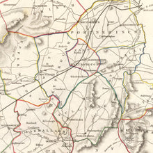 Load image into Gallery viewer, Vintage Map of Queens County Ireland, 1846
