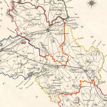 Load image into Gallery viewer, Vintage Map of Monaghan County Ireland, 1846
