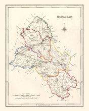 Load image into Gallery viewer, Vintage Map of Monaghan County Ireland, 1846
