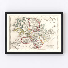 Load image into Gallery viewer, Vintage Map of Mayo County Ireland, 1846

