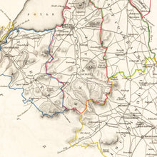 Load image into Gallery viewer, Vintage Map of Londonderry County Ireland, 1846
