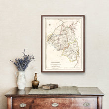 Load image into Gallery viewer, Vintage Map of Londonderry County Ireland, 1846
