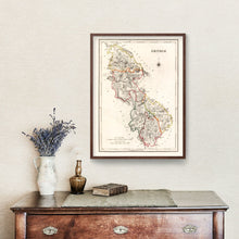 Load image into Gallery viewer, Vintage Map of Leitrim County Ireland, 1846

