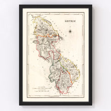 Load image into Gallery viewer, Vintage Map of Leitrim County Ireland, 1846

