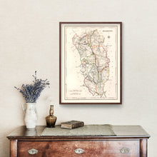 Load image into Gallery viewer, Vintage Map of Kilkenny County Ireland, 1846
