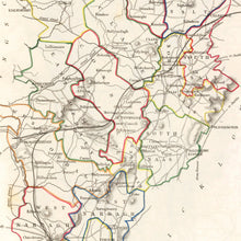 Load image into Gallery viewer, Vintage Map of Kildare County Ireland, 1846
