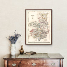 Load image into Gallery viewer, Vintage Map of Kerry County Ireland, 1846
